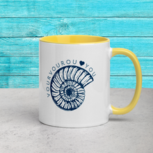 Load image into Gallery viewer, Vourvourou Mug Yellow, Greece, Chalkidiki, Halkidiki, Aegean sea