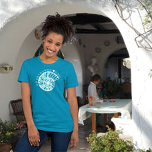 Load image into Gallery viewer, Vourvourou Aqua 100% Cotton T-Shirt. Men's summer t-shirt. Women's summer t-shirt. Greek Sommer 2021 collection.