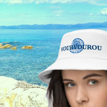 Load image into Gallery viewer, Vourvourou White Bucket Hat
