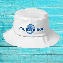 Load image into Gallery viewer, Vourvourou White Bucket Hat
