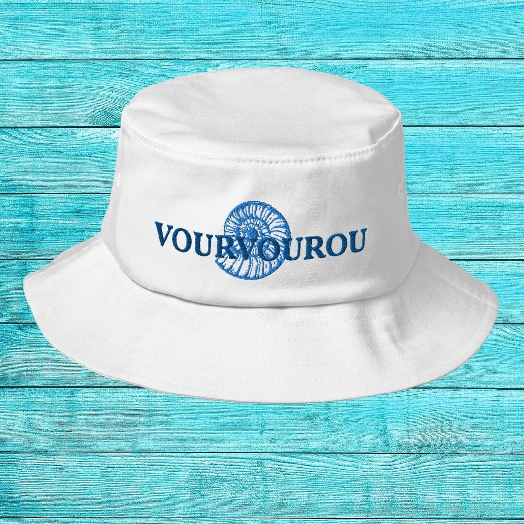 Vourvourou White Bucket Hat