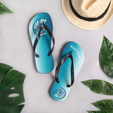 Load image into Gallery viewer, Vourvourou Flip-Flops Azure, Greece, Chalkidiki, Halkidiki, Aegean sea
